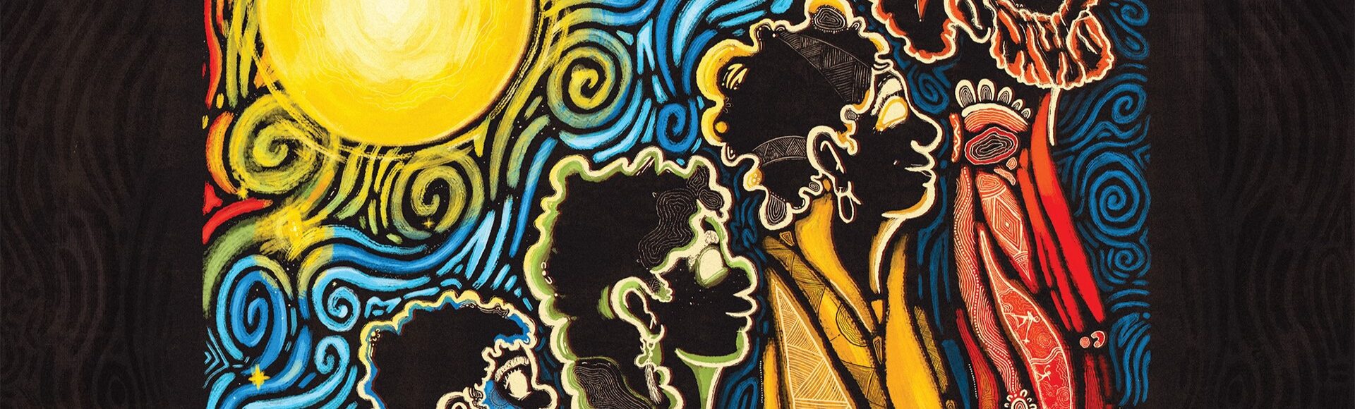 2025 National NAIDOC Week Poster - an artwork called Ancestral Lines by Jeremy Morgan Worrall